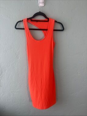 by.DYLN Bodycon Dress in Vibrant Coral